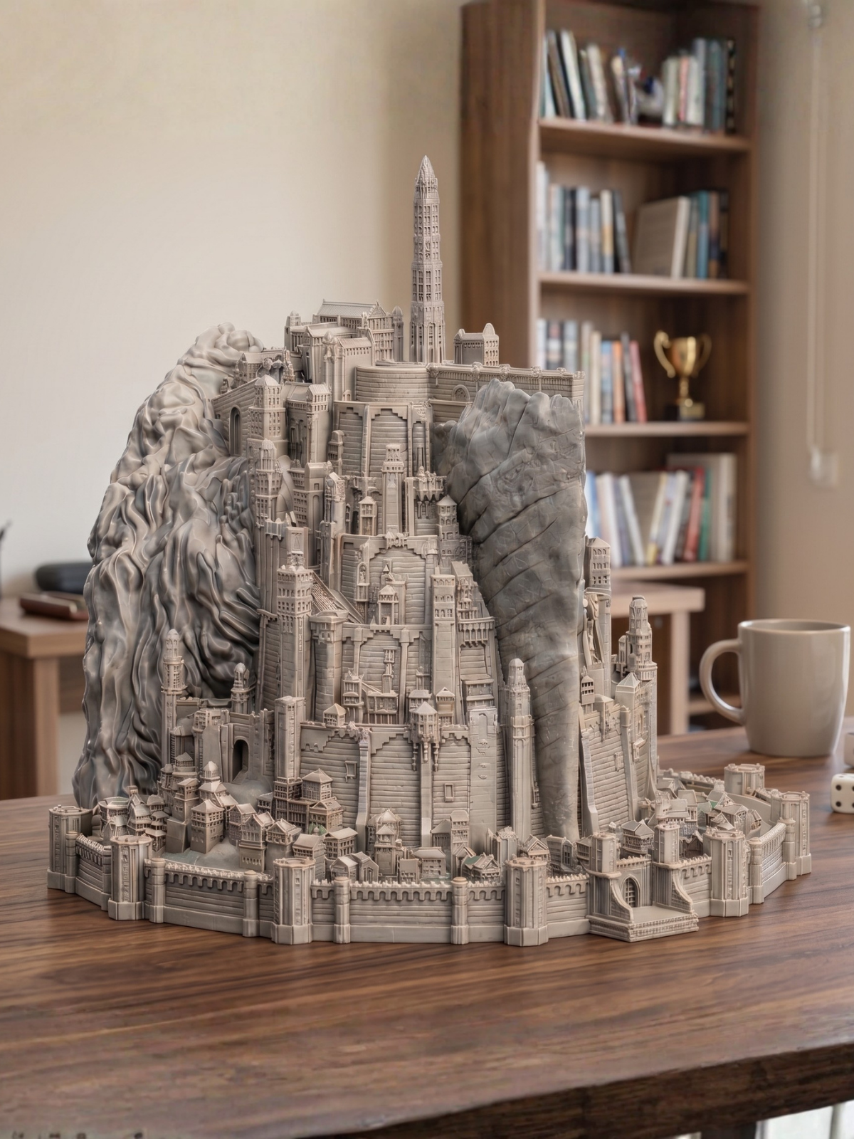 Minas Tirith Figürü Diorama - Yüzüklerin Efendisi