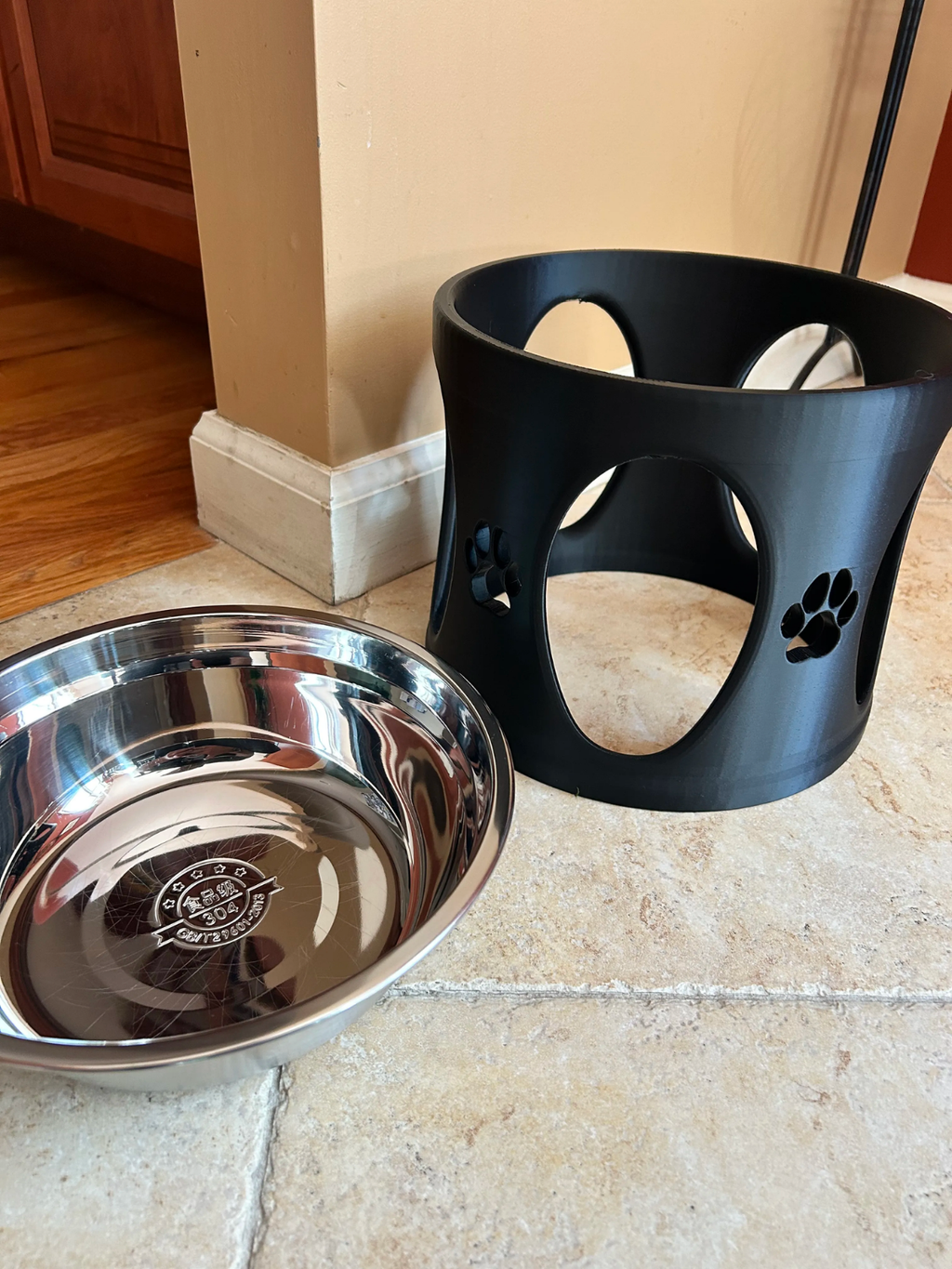 Yükseltilmiş Mama Kabı Standı Kedi-Köpek Mama-Su Kabı
