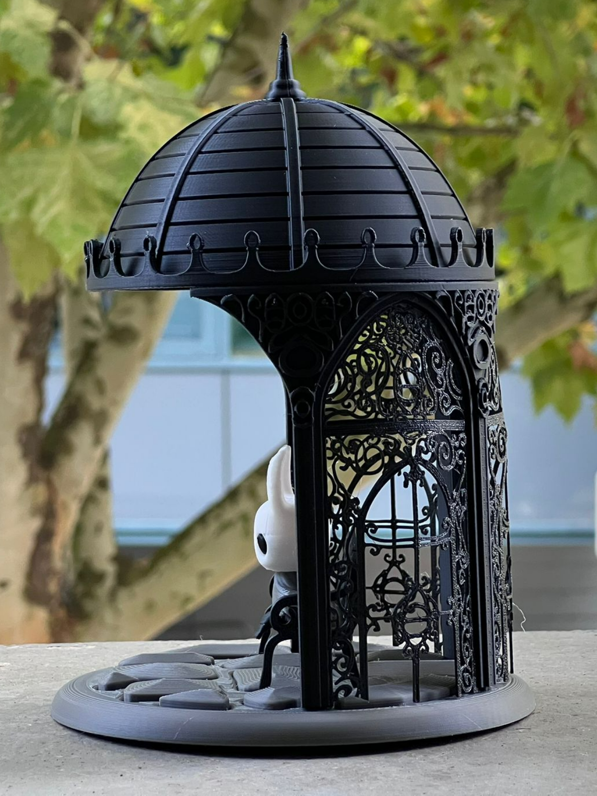 The Knight Figürü Diorama Sahne Seti Dirtmouth Bench - Hollow Knight