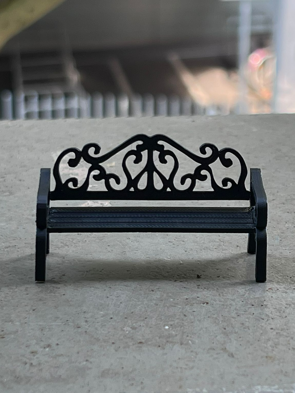 The Knight Figürü Diorama Sahne Seti Dirtmouth Bench - Hollow Knight